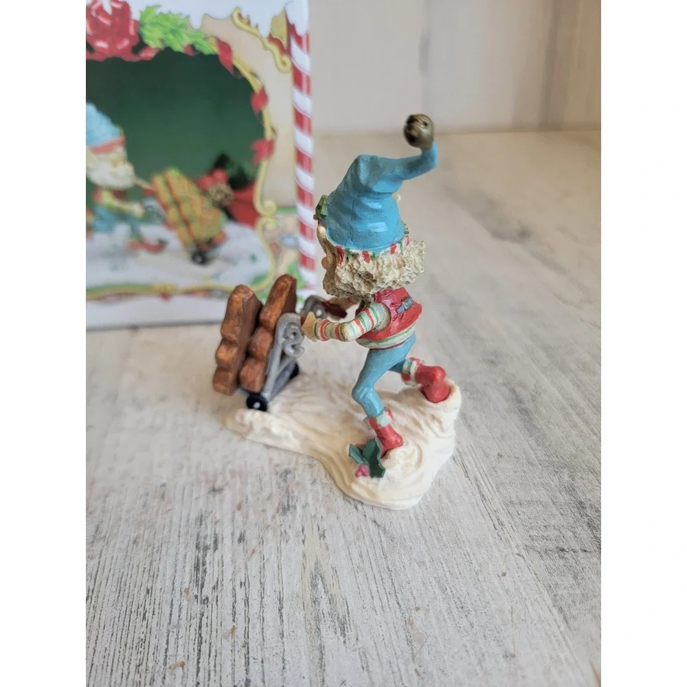 Enesco Fronsie elf cookie carter vintage North Pole accessory Village Santa's